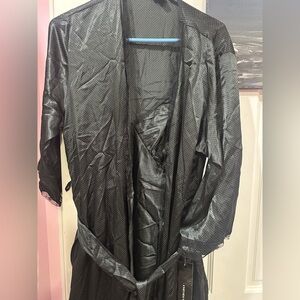 Elegant Black Women's nighty gown set